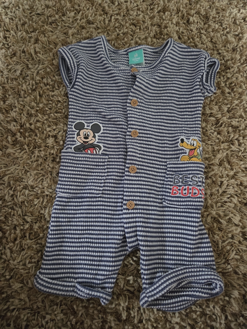 Mickey & Pluto Short One-Piece Romper